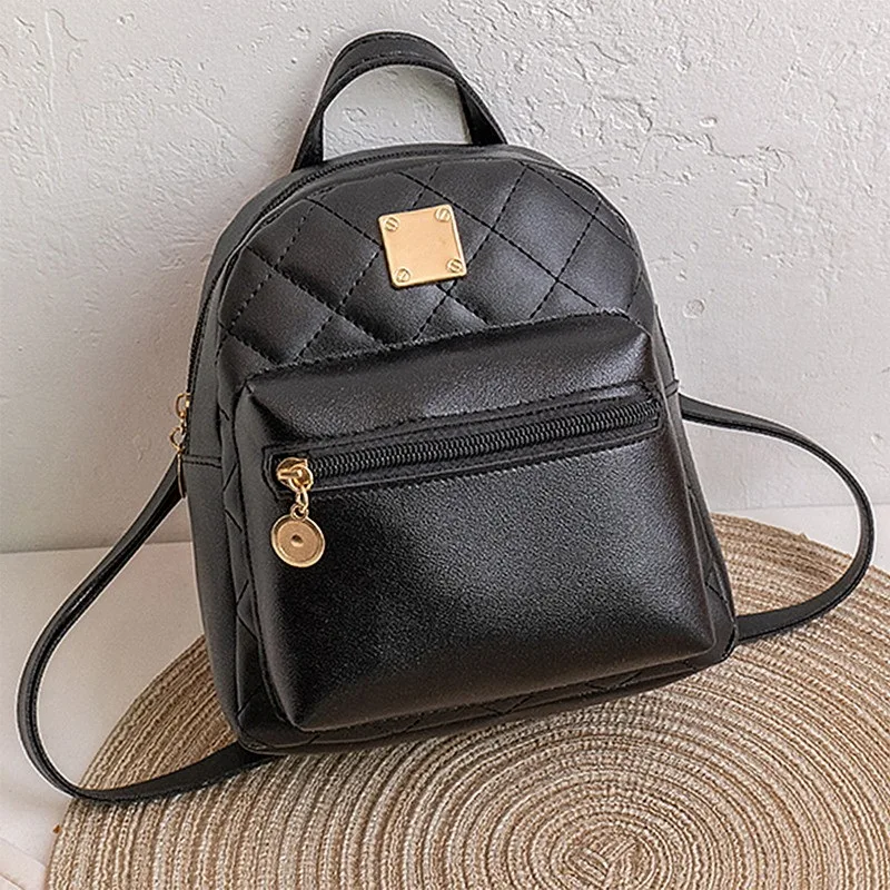 

Fashion Backpack Leather Mini Backpack Waterproof Bags For Women 2022 Phone Purse Small Backpacks Teenage Girl Travel Rucksack