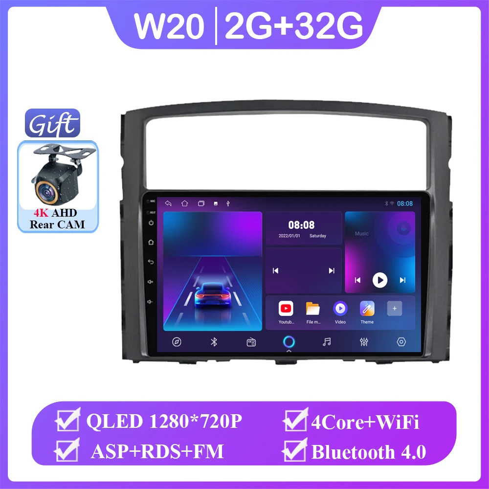 

Android для Mitsubishi Pajero 4 V80 V90 2006-2010 2012 2013 2014 Автомобильный экран Авто Радио Мультимедиа GPS Видеонавигация Carplay