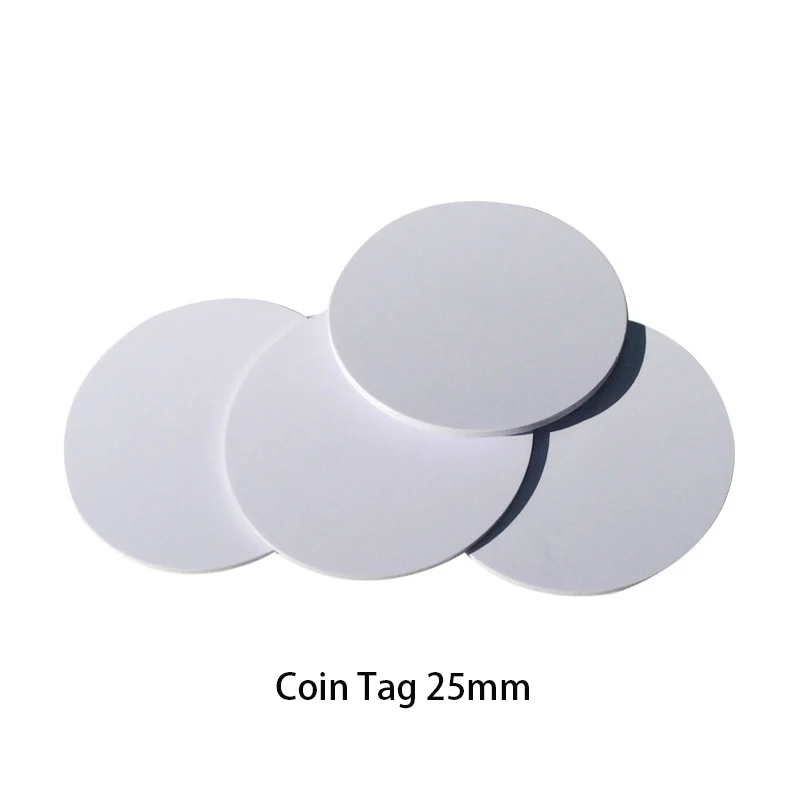 

50 шт./лот 13,56 МГц NFC-метки 1K S50 F08 ISO14443A Smart NFC монета-карта диаметром 20 мм 25 мм 30 мм с клейкой наклейкой