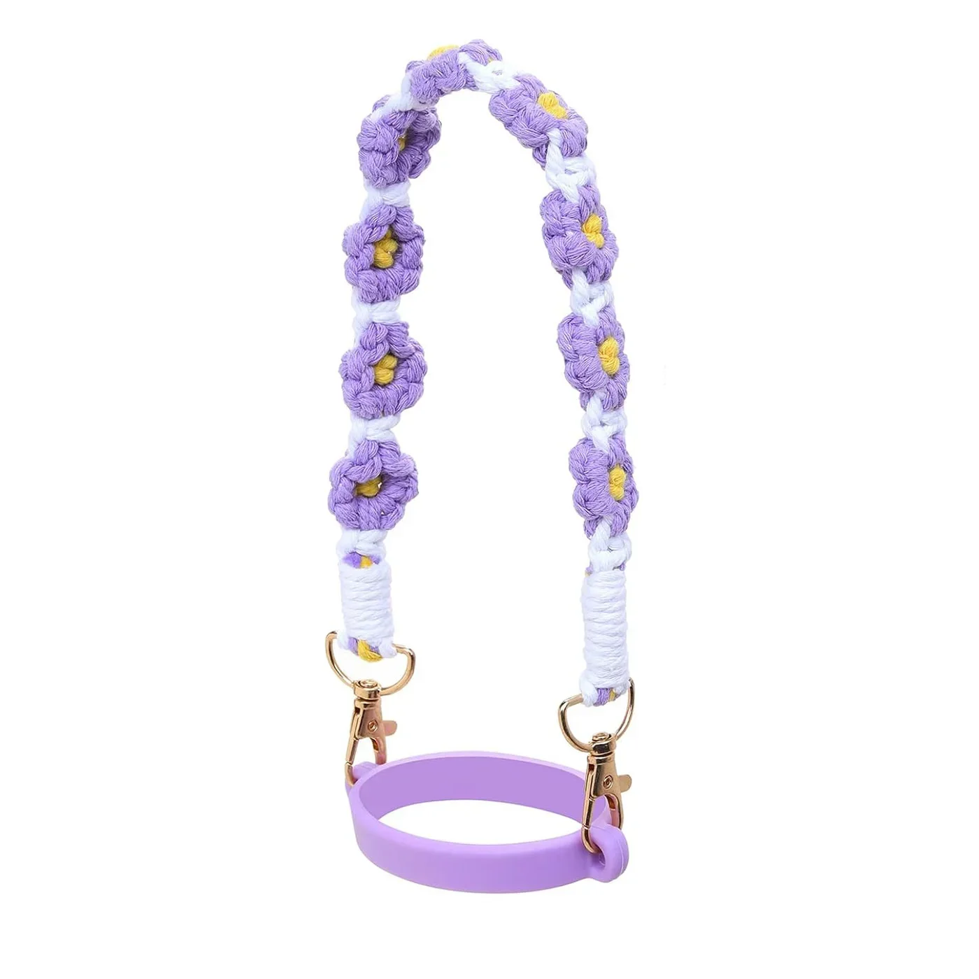 

Ручка бутылки с водой с ремешком для ручки бутылки с водой Owala подходит для большинства бутылок с водой на 12–40 унций для чашки Stanley для гидрокол