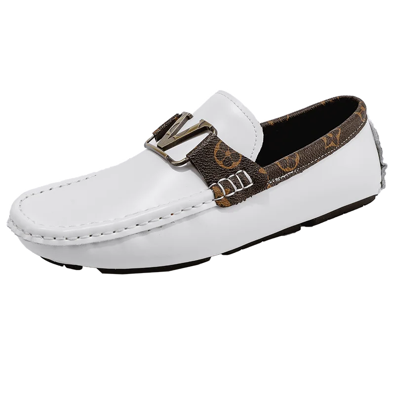 

Мужские мокасины из натуральной кожи, без застежки, размеры 39-44