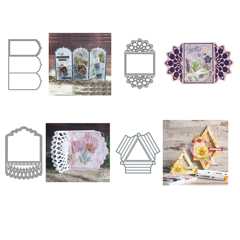 

Tags Metal Cutting Dies for Scrapbooking Handmade Tools Mold Cut Stencil New 2022 DIY Card Make Mold Model Craft Decoration