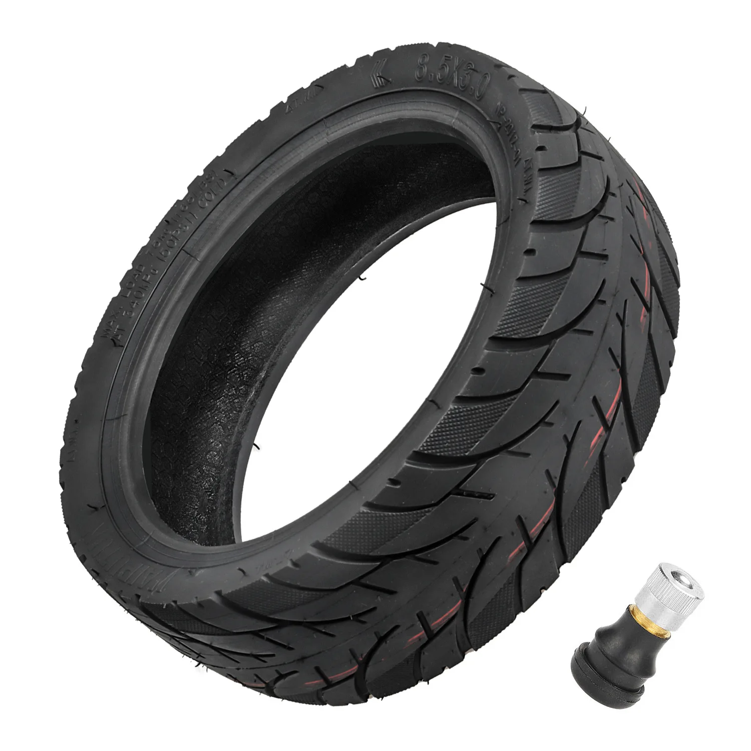 Tubeless Vacuum Tire for Xiaomi M365 Pro 1S MI3 Electric Scooter Durable Strong Tyre with Gas Nozzle 8 1/2x3.0 8.5inch