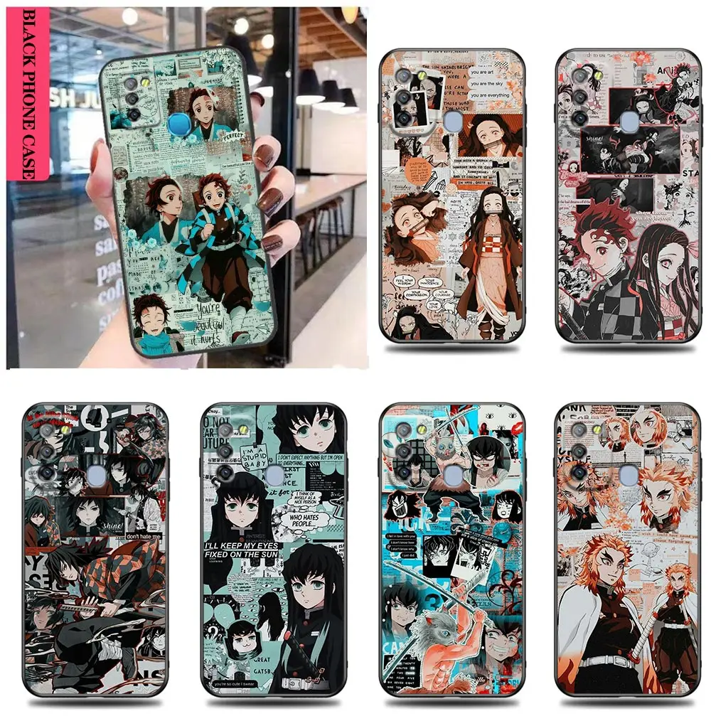 

Kimetsu No Yaiba Demon Slayer Anime Case for Tecno Infinix Hot Note 8 9 10 10i 10S 11 11S 7 8i S5 SPARK SMART 4 5 6 GO Pro Cases