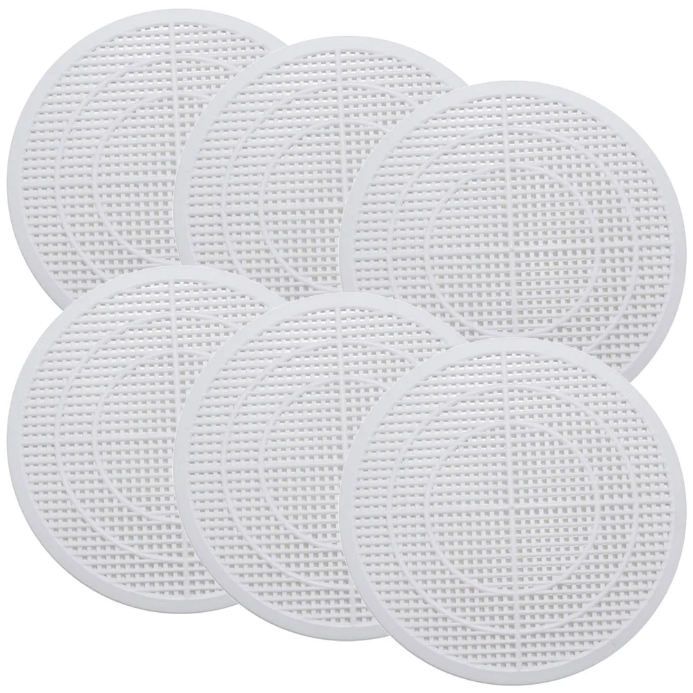 

6pcs Drain Hair Catcher Hair Catcher Bathroom Drain Covers Drain Strainer Hair Catcher