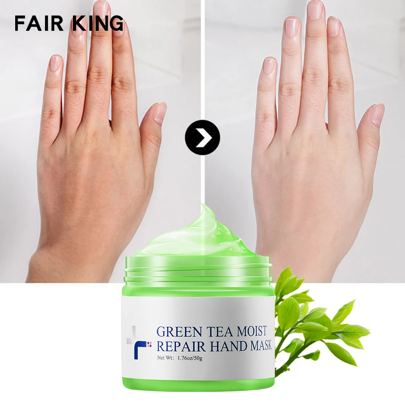 

Восковой отбеливающий увлажняющий глубоко омолаживающий питательный восстанавливающий крем для рук с зеленым чаем от яркого чая и морщин