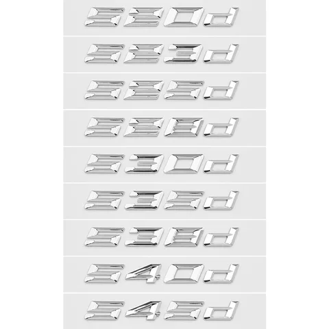 Для BMW 5 серии E39 E60 E61 F10 F11 G30 520d 523d 525i 528i 530i 535i 540i Автомобильный Стайлинг Багажник Буква Эмблема Задняя Крышка Логотип Черный