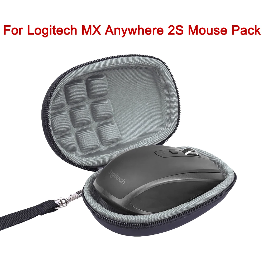 

Mouse Case Storage Bag Hard Carrying Case Pouch Cover For Logitech MX Anywhere 2S Accessories EVA Travel Protective Case Cover