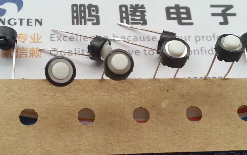 20 шт./лот SKRGABD010 японский оригинальный сенсорный выключатель ALPS 6*6*4,3 мм в линии 2-pin Кнопка микро-механизм белый круглый