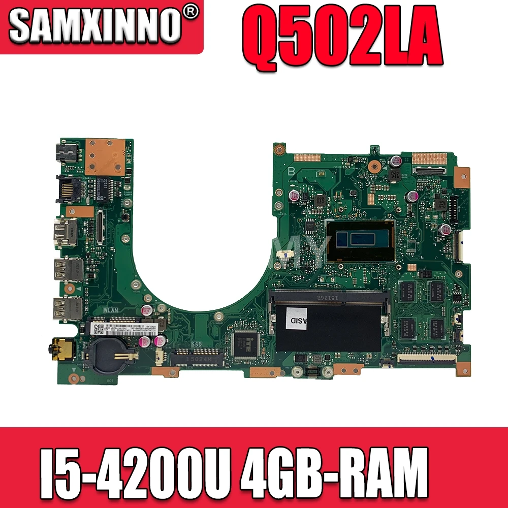 

Новинка! Материнская плата Q502LA для ноутбука Asus Q502LAB Q502LA Q502L, материнская плата w/Φ 4GB-RAM
