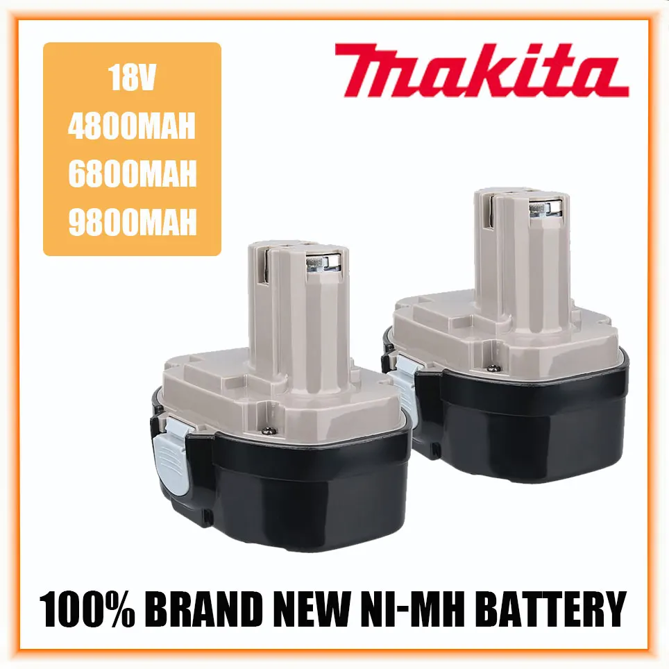 

Makita 18V 6.8Ah 9800MAH 4800MAH Ni-MH Battery Replace Makita 18V Battery PA18 1822 1823 1833 1834 1835 1835F 192828-1 192829-9