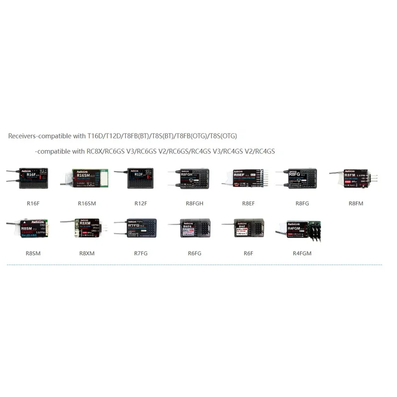 Фото Radiolink R4FGM R4F R6FG R6F R6DSM R6DS R7FG R8F R8EF R8FM R8SM R12DSM R12DS R9DS Мини-приемник RC для радиоуправляемых автомобилей Лодки Дрон №2