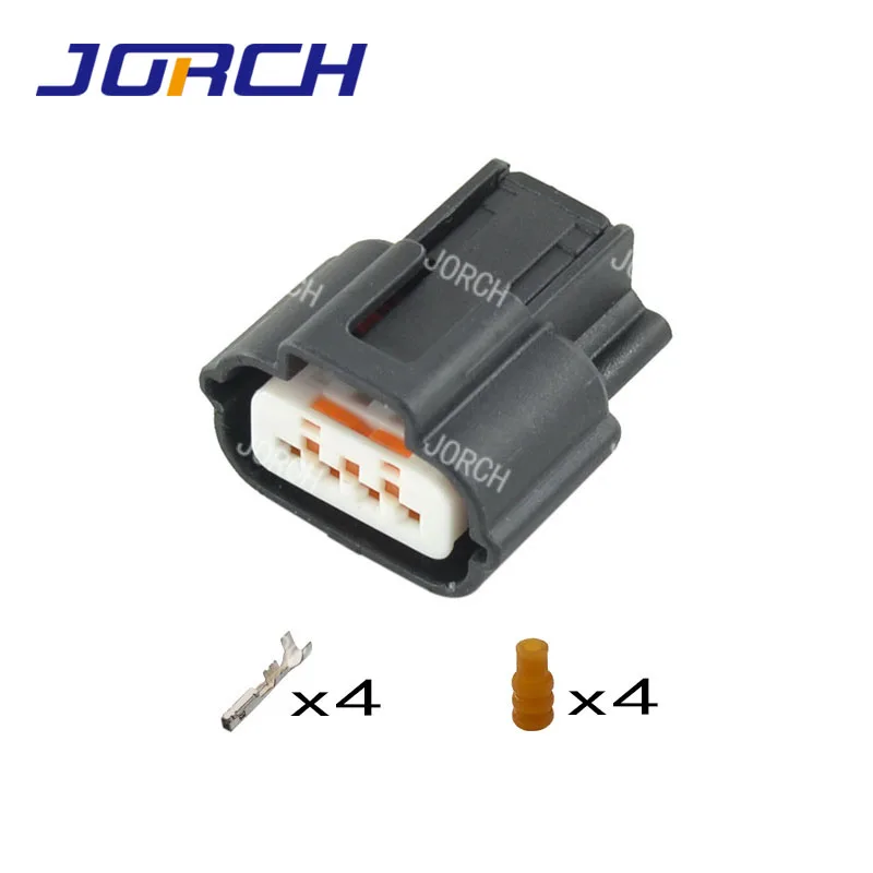 4-контактный Женский Разъем дроссельной заслонки двигателя, водонепроницаемый автомобильный соединитель жгут проводов