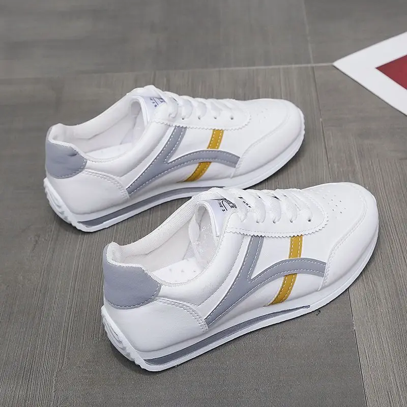 Sports Shoes Women's Shoes New Summer Flat Bottom Casual Hollow Mesh Breathable Student Fashion Little White Shoes Women's Trend