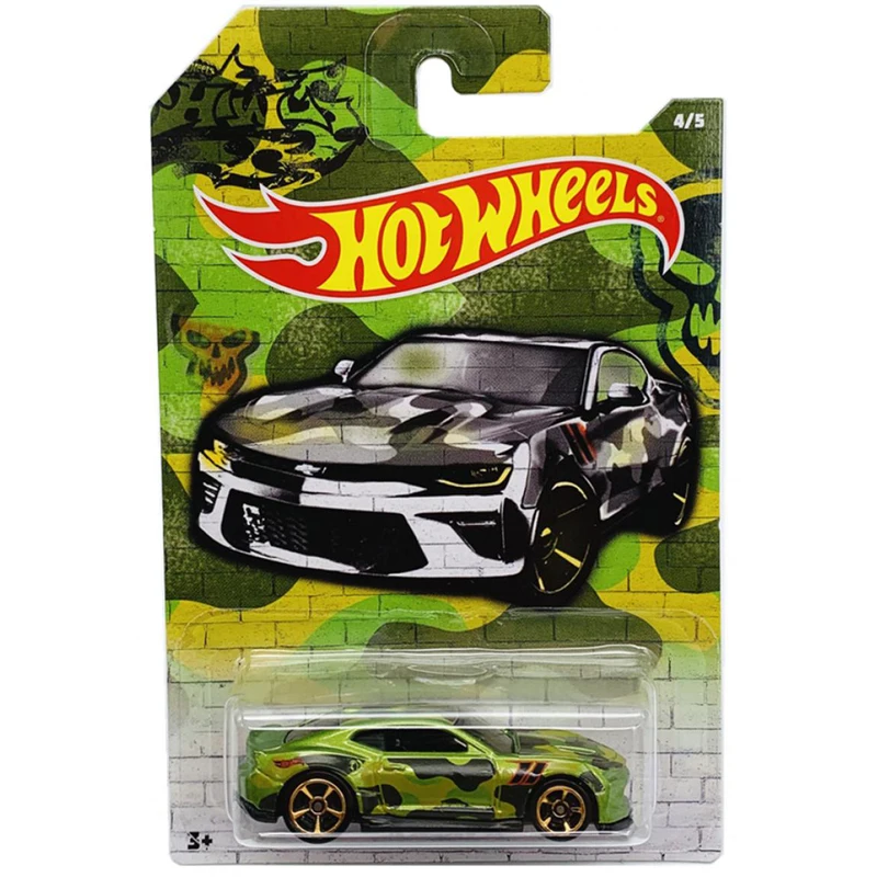 Hot Wheels GDG44 2020 камуфляжная серия внедорожники Nissan Skyline 16 Honda Civic 18 Camaro Ss 5-Car Set 1:64
