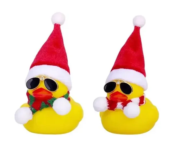 

50 Pcs Cowboy Rubber Duck Mini Yellow Duckies Tiny Ducks Bathtub Toys with Cowboy Hat Paisley Bandana Sunglasses for Summer Baby