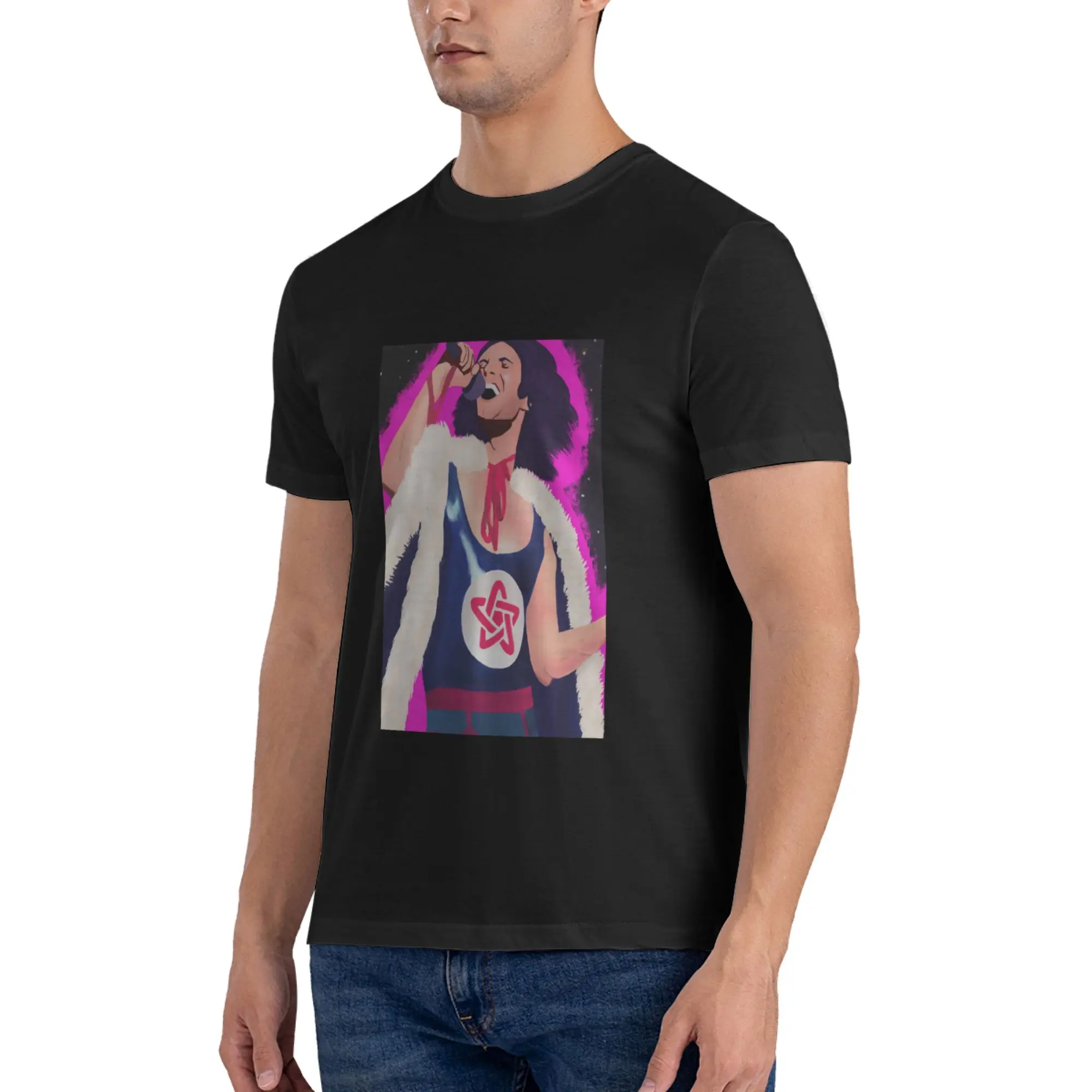 Фото Мужская футболка с принтом Funny Danny Sexbang Space Painting, футболка унисекс, баскетбольная футболка №4
