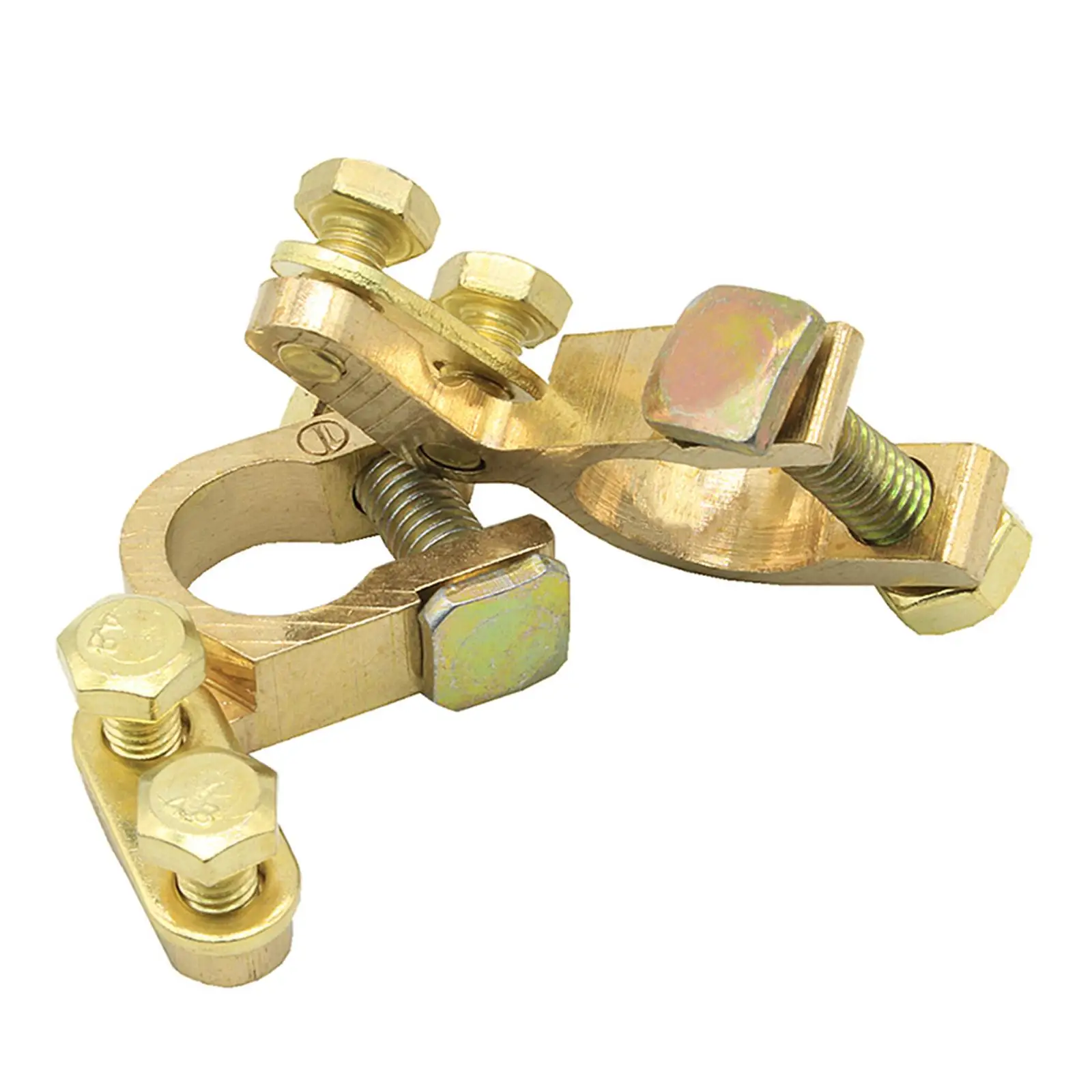 

2 Pieces Battery Terminal Clamp Universal Positive Negative Clamp for Truck