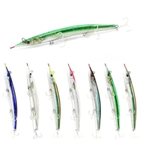 182mm54g pencil saltwater lures equipped with anti corrosion hook fishing needlefish lure sinking pike tuna bait fishing tackle