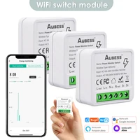 tuya smart switch 16a wifi double control light switch with power meter function work with alexa google yandex alice smart life