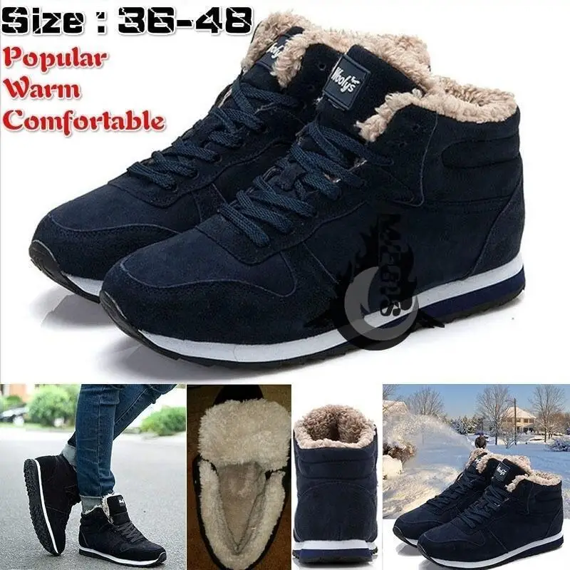 

Women Boots Winter Shoes 2021 Plus Size 46 Ankle Boots For Women Shoes Snow Botas Mujer Casual Booties Warm Winter Sneakers