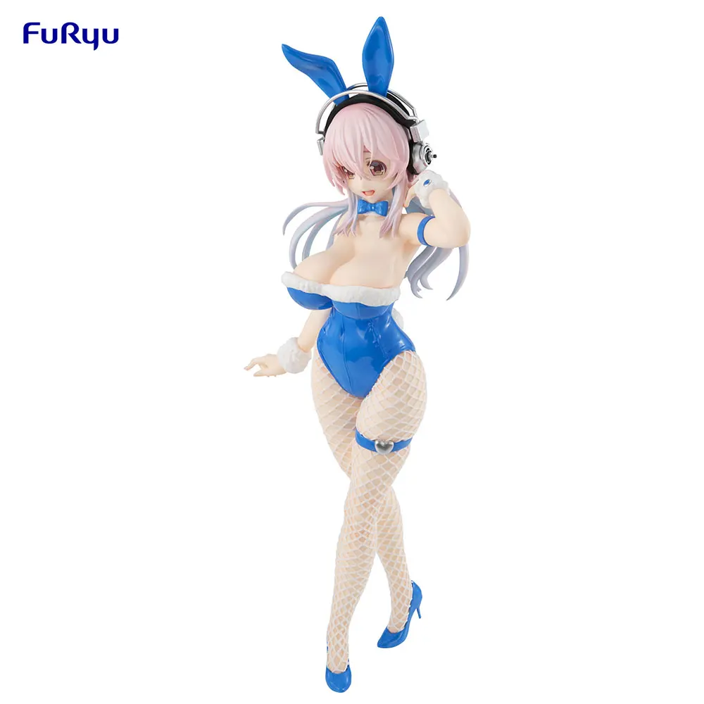 

[In Stock] Original FuRyu Super Sonico 28cm Blue Bunny Girl Ver PVC Action Figure Toys Model For Birthday Gift