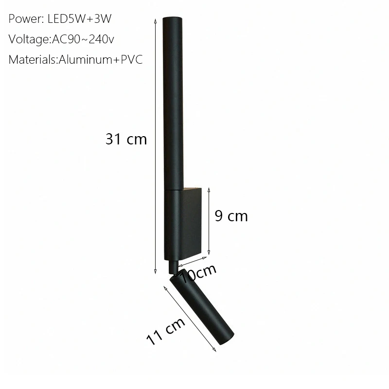 

WGNUUC Настенный светильник 5Вт+3Вт белый