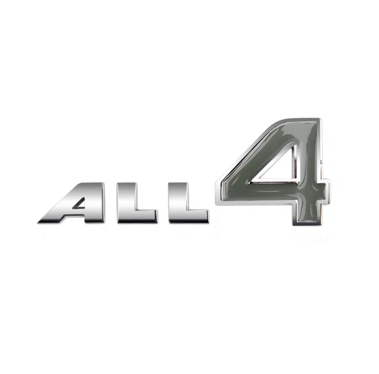 1 шт. металлическая 3d-эмблема с 4 буквами |