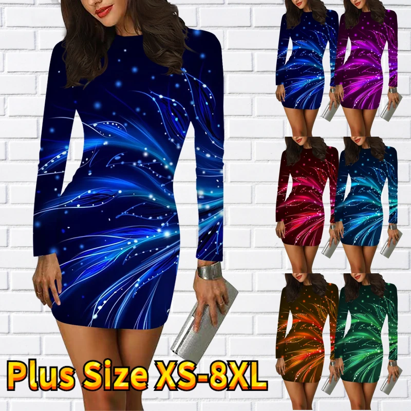 

Простая ветрозащитная юбка осень-зима Женская юбка с круглым вырезом и длинными рукавами новая дизайнерская короткая юбка с принтом в виде ...