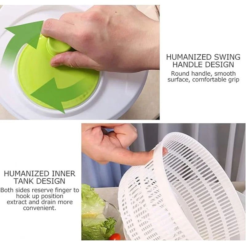 1 Шт. Вращатель Для Салата Многофункциональные Быстросохнущие Измельчители