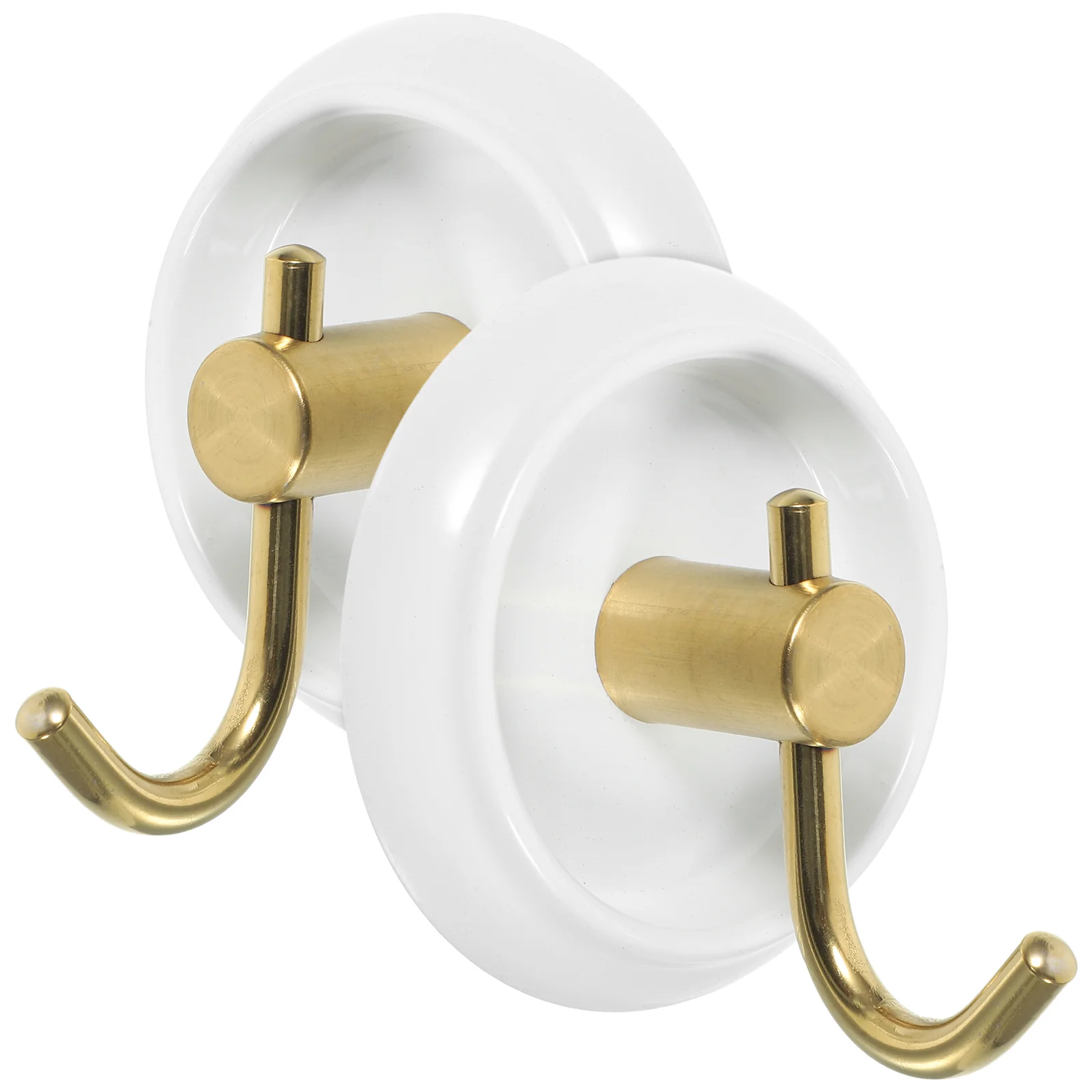 

2Pcs Wall Mount Hooks Adhesive Wall Hangers Multi-use Wall Hooks Bathroom Towels Storage Hooks
