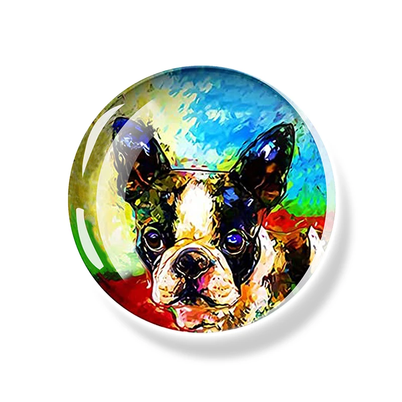 

Магнит для холодильника EQJJYPOC круглый стеклянный 40 мм