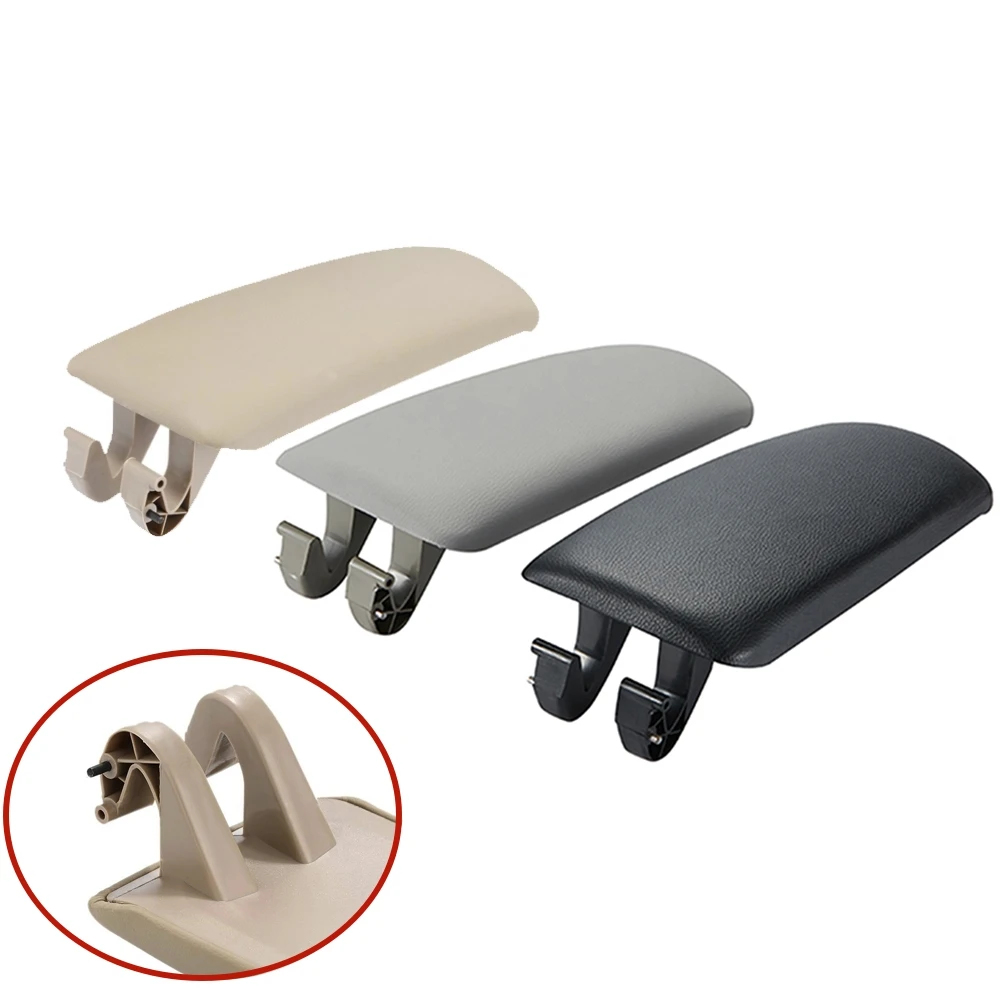 

Leather Car Armrest Latch Cover for Audi A4 B6 B7 2002-2007 Center Console Storage Box Lid Protector Cover Auto Accessories