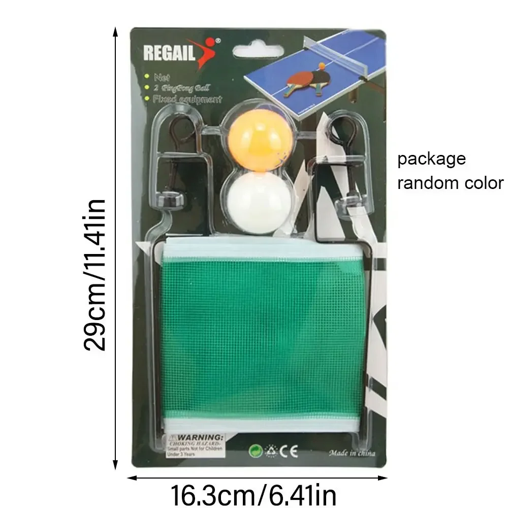 

Профессиональная теннисная сетка, стандартное оборудование, простой набор мячей с сеткой, Спортивная портативная поддержка, тренировка, пинг-понг, 2 стола