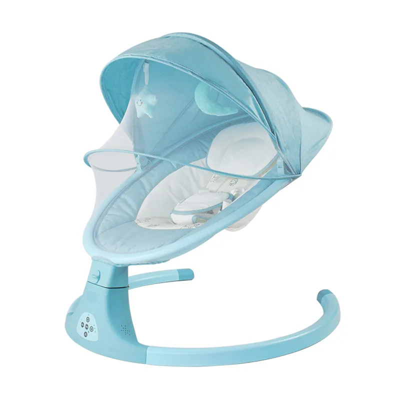 Baby Electric Rocking Chair Can Sit Half-lying Baby Coaxing Bed Newborn Child Sleeping Basket Automatic Rocking Bed