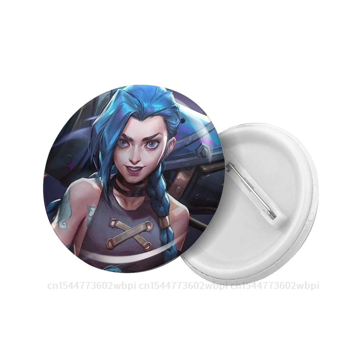 Фото Jinx значок Arcane League of Legends металлическая брошь забавная мягкая булавка для пуговиц Jinx значок Arcane League of Legends металлическая брошь забавная мягкая булавка для пуговиц