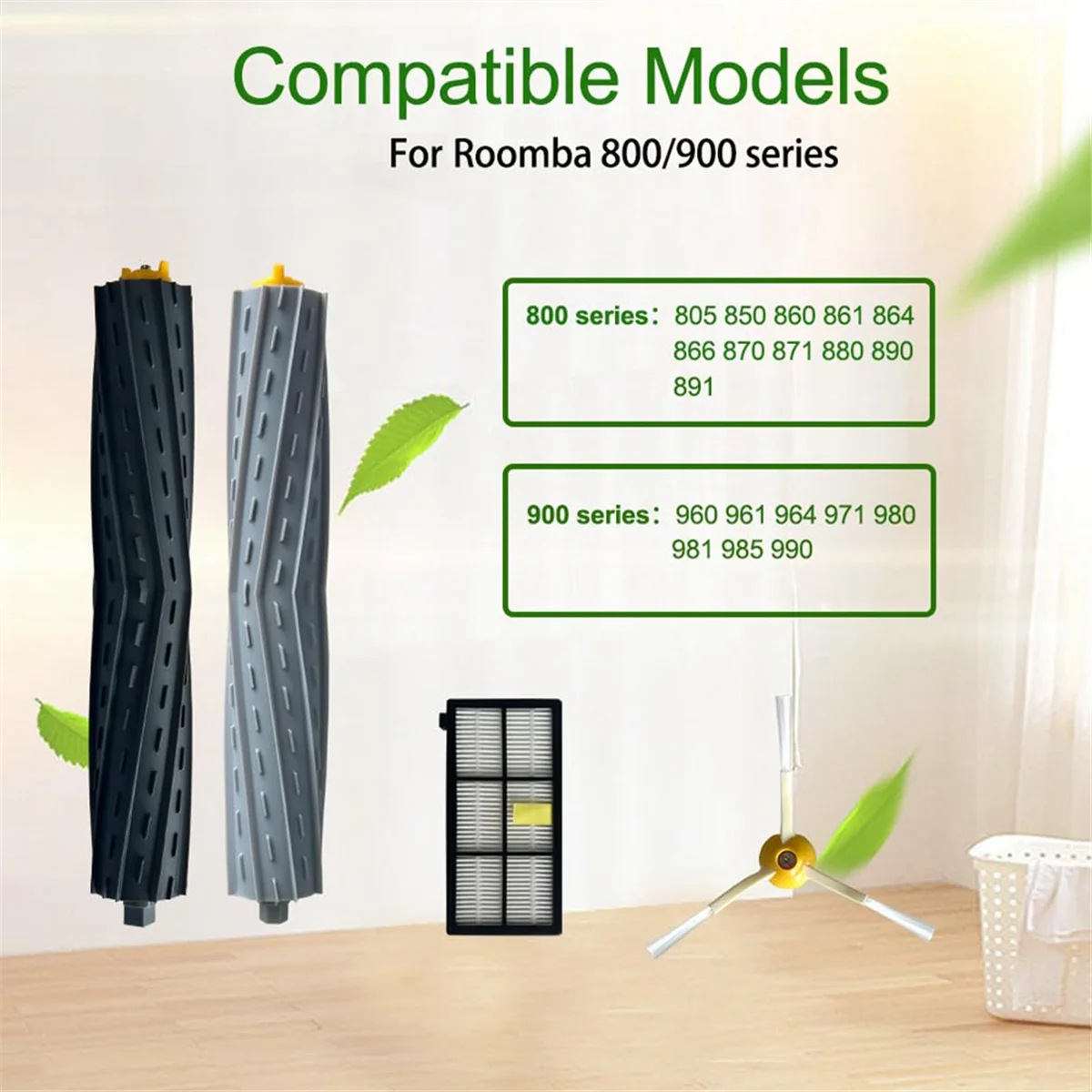 Для Irobot Roomba 805 960 860 861 866 870 880 890 900 980 981 запасные части для пылесоса роликовые