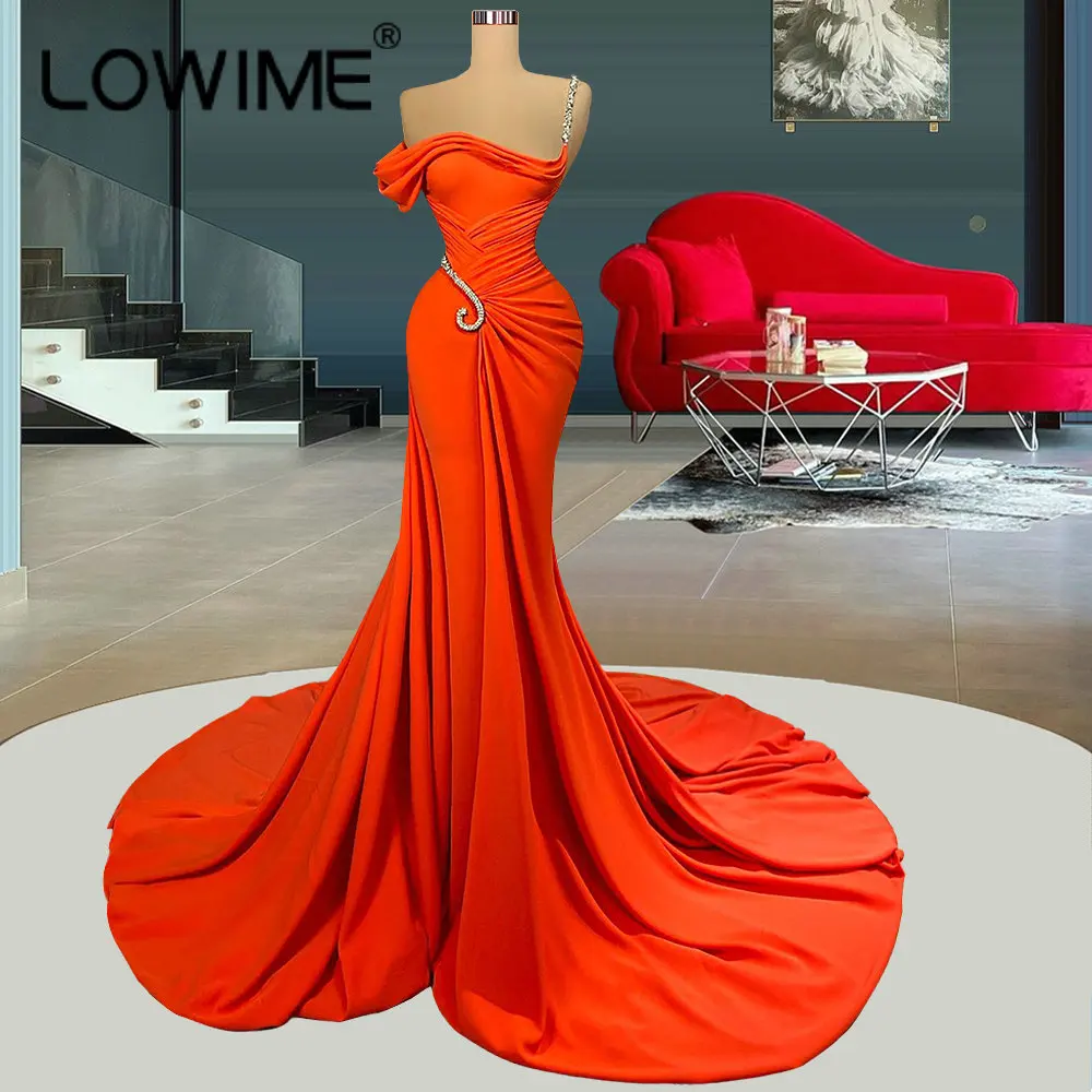 

Женское вечернее платье-русалка, розовое длинное блестящее платье с высоким воротом и жемчужинами, для свадьбы и выпускного вечера, 2022