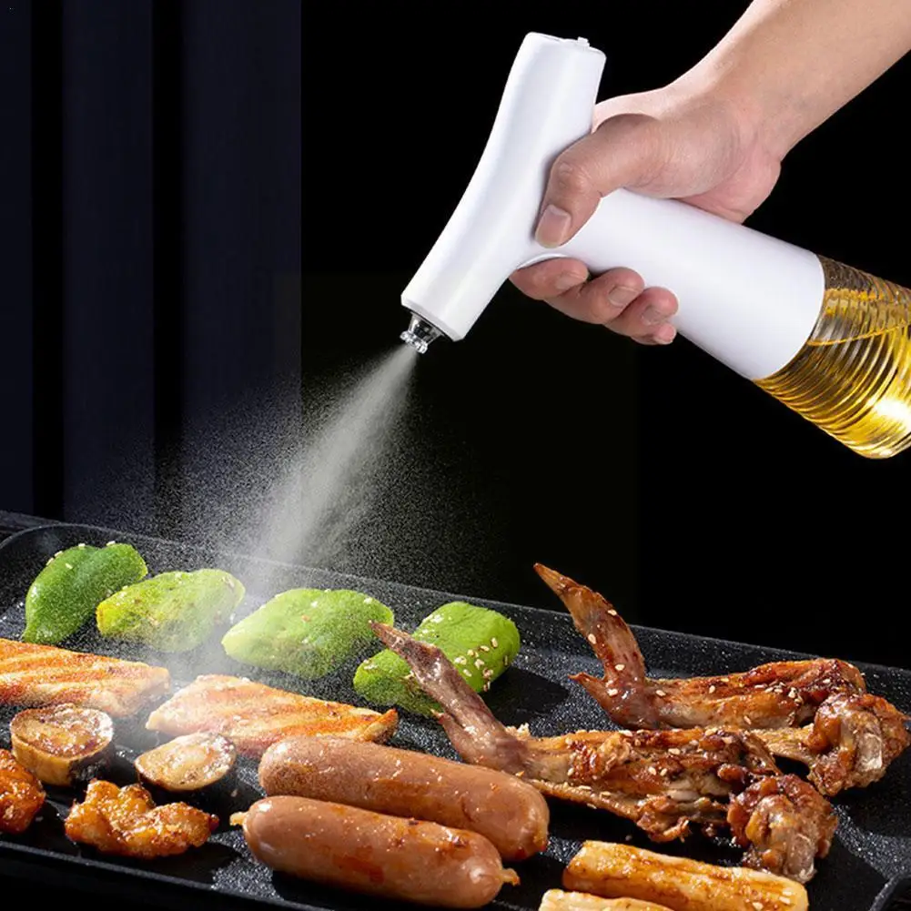 

Kitchen Oil Bottle Cooking Oil Spray Olive Oil Bottle Vinegar Dispenser Empty Oil Bottle Fitness Barbecue Spray Bottle Oil G5V9