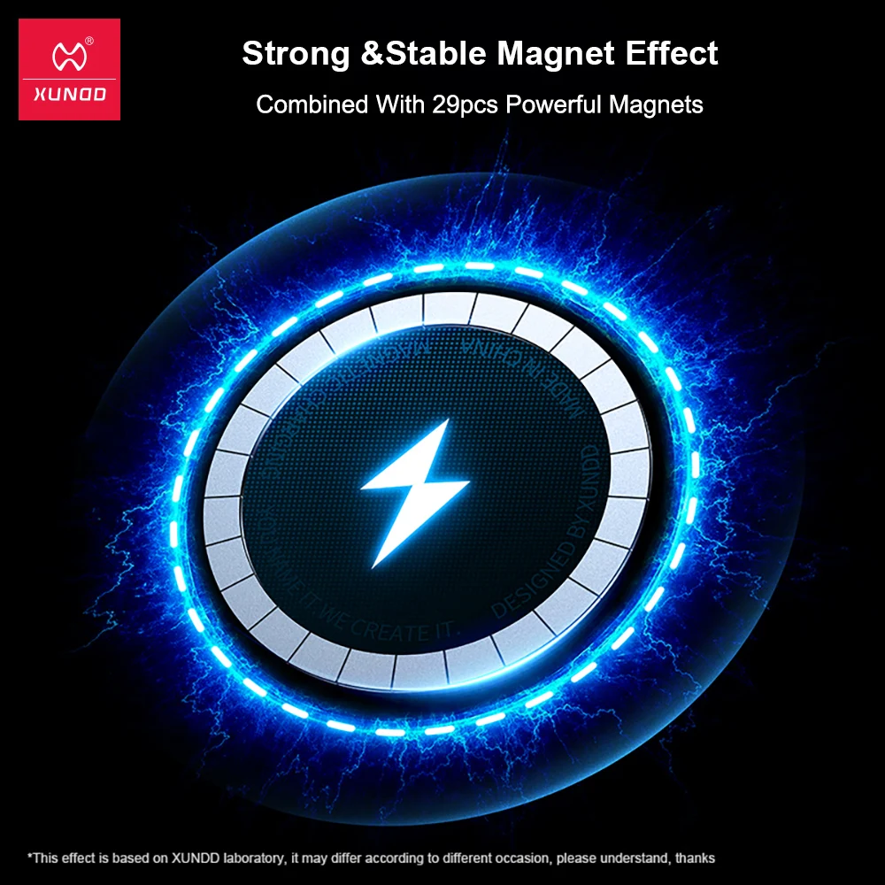 Магнитный держатель Xundd для POCO M6 Pro 4G Redmi Note 13 искусственная подушка безопасности