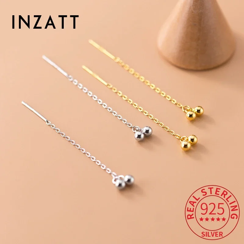 Женские серьги-гвоздики из серебра 925 пробы с короткой цепочкой 4 7 см