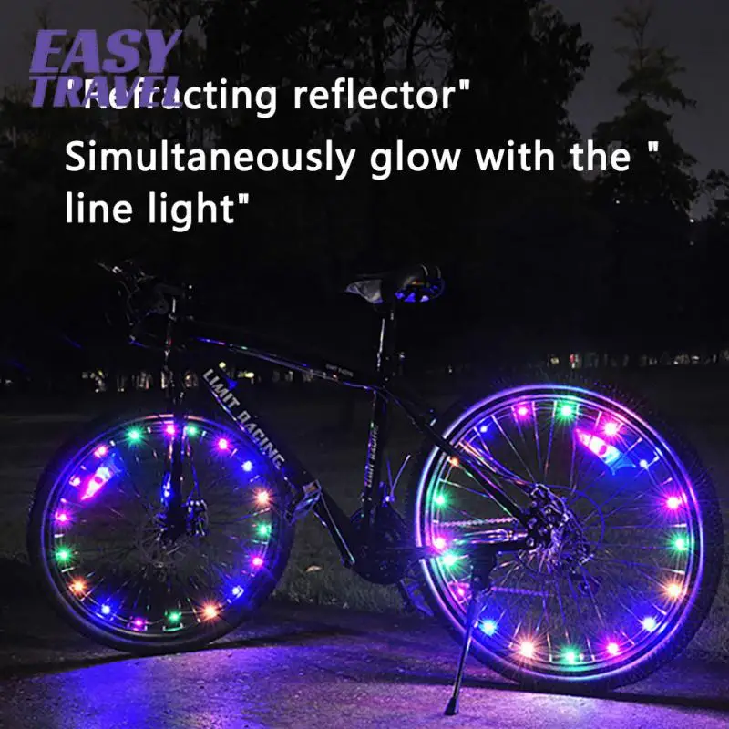 

Rainproof String Wheel Lights Night Running Lights High Quality Materials Bicycle Hot Wheels Long Battery Life High Brightness
