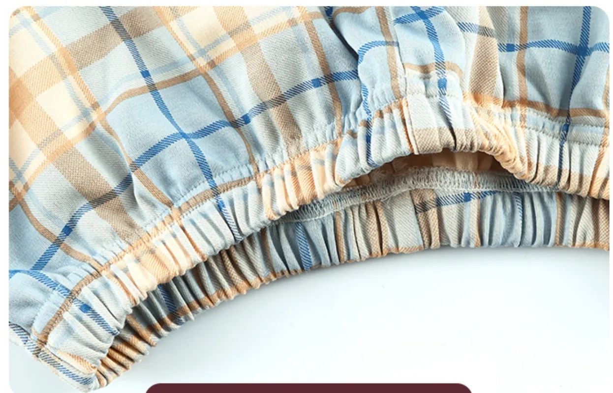 Spring Student Long-Sleeved Suit Pajamas Cotton Round Neck Inset Style Comfortable Breathable Clothes Wearable And Durable