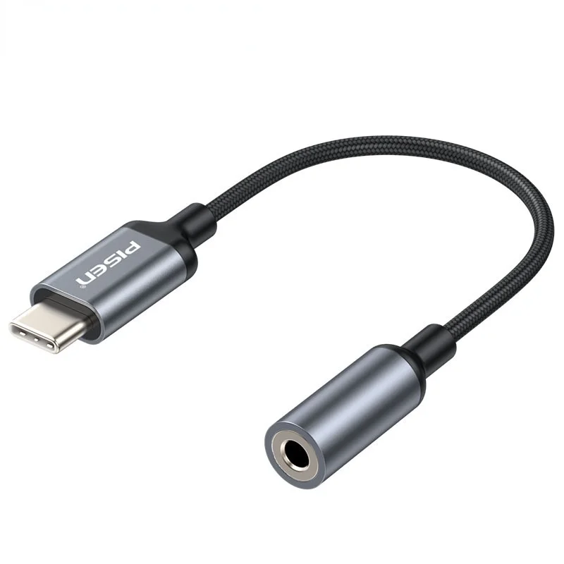 

Type C 3.5 Jack Earphone Audio Aux Cable for Xiaomi Huawei Oppo USB To 3.5mm Headphones Adapter