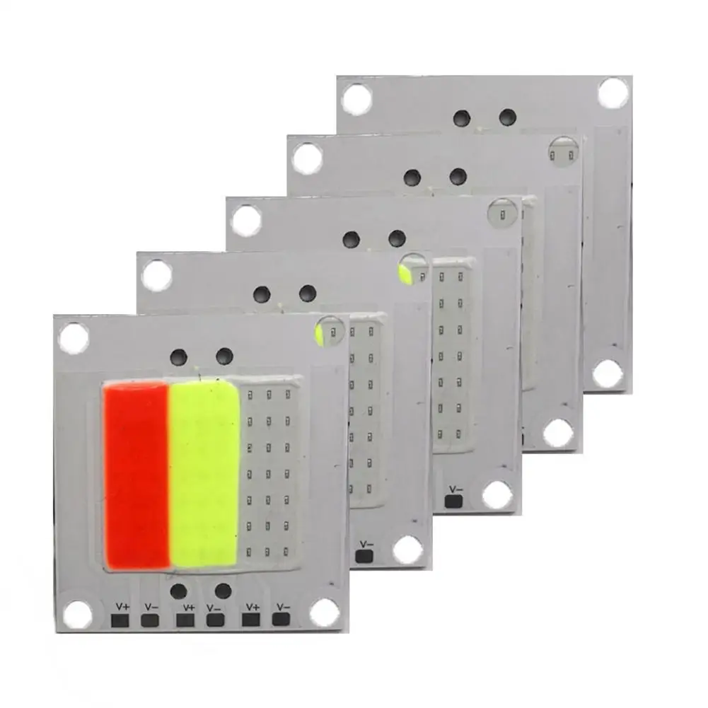 RGB COB светодиодный светильник 12 в источник алюминиевой подложки 4050 лампочка со