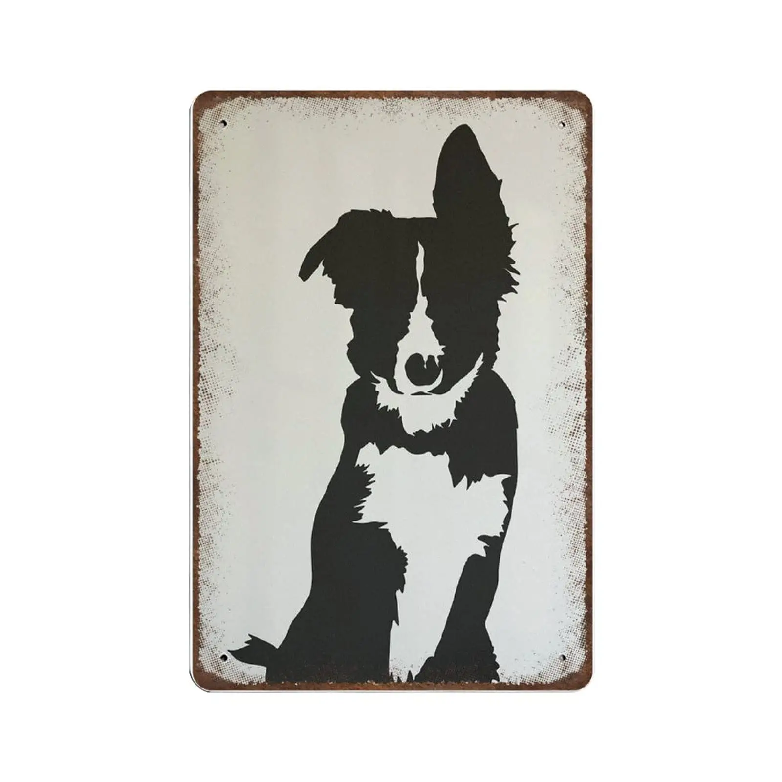 

Dreacoss Dog, Border Collie Tin Sign -Vintage Tin Sign，Novelty Poster Artwork，Wall Decoration Plaques，Gift for Mother，Gift for F