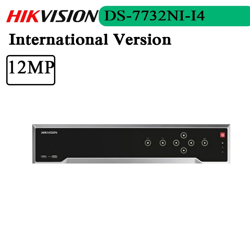 

Hikvision 4K 12MP H.265+ Two-Way Audio 4HDD Alarm Security Network Video Recorder NVR 32 Channel DS-7732NI-I4