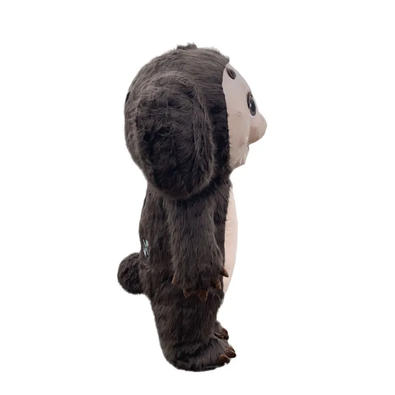 Надувной костюм Чебурашки 2 6 м талисман обезьяна с большими ушами пушистое