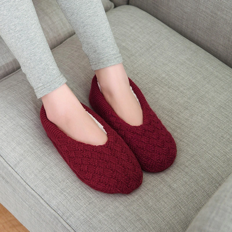 

House Fluffy Slipper Sock Womens Winter Furry Warm Plush Anti Skid Grip Sole Indoor Home Female Fuzzy Shoes 2023 New