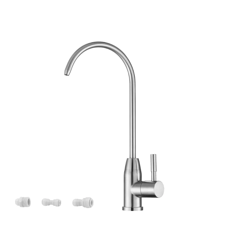 

Lead-Free Drinking Water Faucet Brushed Nickel Finish Brushed Nickel Stainless Steel [US Stock]